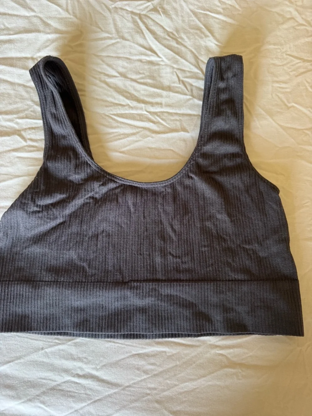 SKIMS Ribbed Scoop Bralette in Dark Brown - Picture 5 of 7